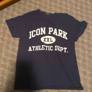 Gildan Icon Park Cotton T-shirt Dark navy blue